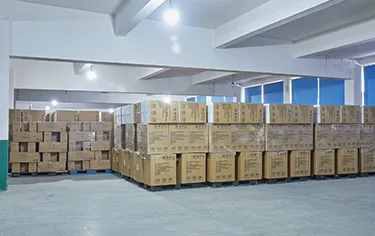 Finished products warehouse